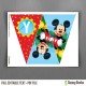 Mickey Mouse Clubhouse Happy Birthday Banner with Spacers